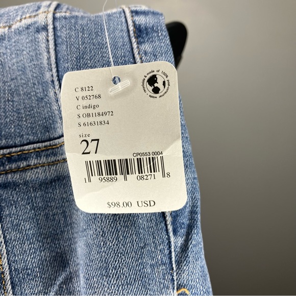 NWT FREE PEOPLE We the Free Jayde Flare Jeans Light Wash 27 - Picture 3 of 5